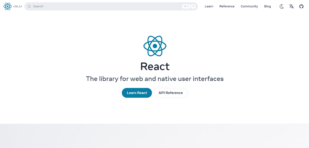 React